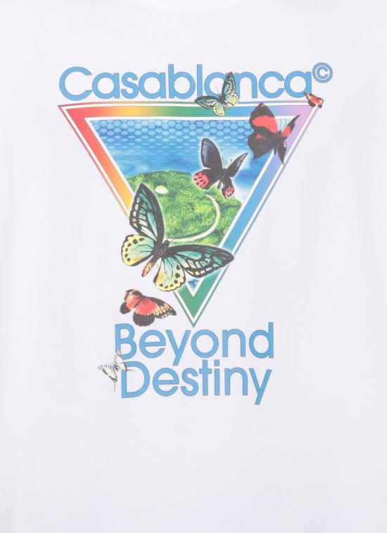 26SS 카사블랑카 반팔 티셔츠 MSP26JTS00116 BRIGHT WHITE JERSEY White - CASABLANCA