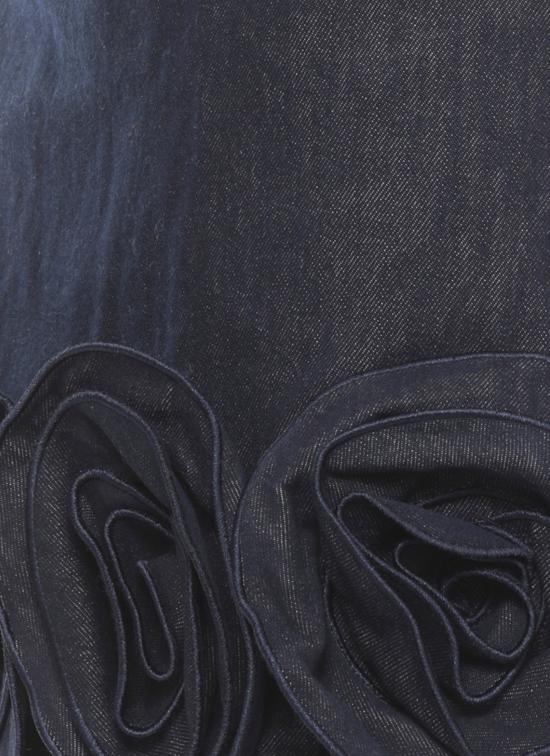 26SS 셀프 포트레이트 미디 원피스 RS26821SBL INDIGO DENIM 3DBLUE Blue - SELF PORTRAIT