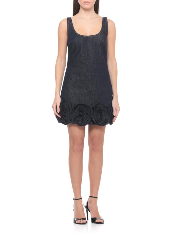 26SS 셀프 포트레이트 미디 원피스 RS26821SBL INDIGO DENIM 3DBLUE Blue - SELF PORTRAIT