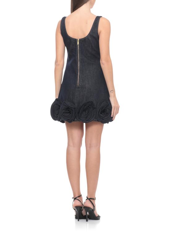 26SS 셀프 포트레이트 미디 원피스 RS26821SBL INDIGO DENIM 3DBLUE Blue - SELF PORTRAIT