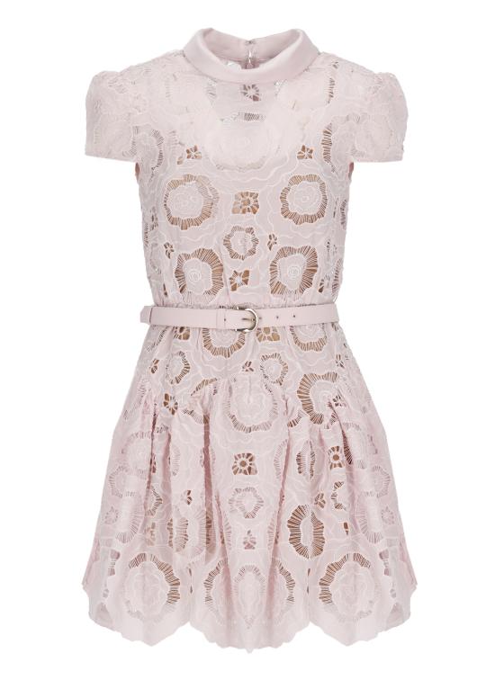 26SS 셀프 포트레이트 미디 원피스 RS26167SP PINK FLORAL LACEPINK Pink