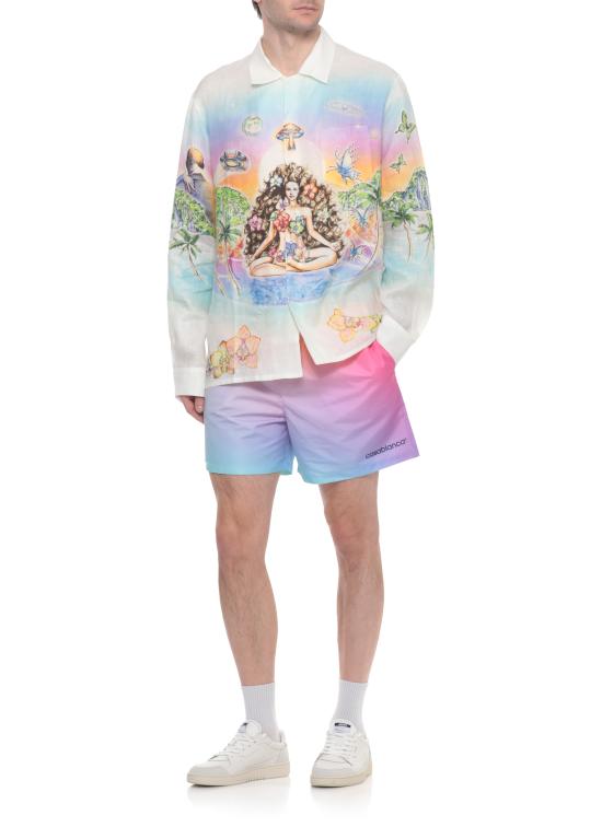 26SS 카사블랑카 셔츠 MSS26SH00605 INNERSENSE INNOCENCE CUBAN Ivory - CASABLANCA