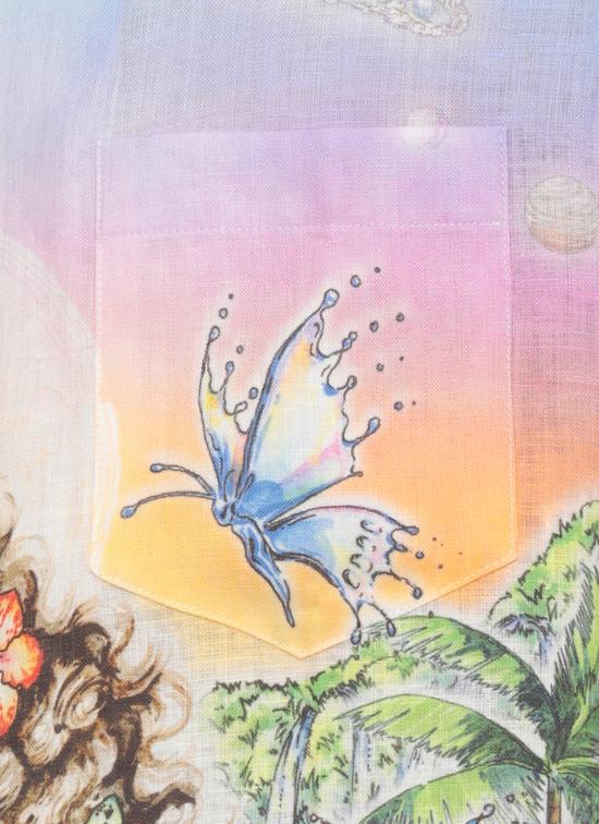 26SS 카사블랑카 셔츠 MSS26SH00605 INNERSENSE INNOCENCE CUBAN Ivory - CASABLANCA