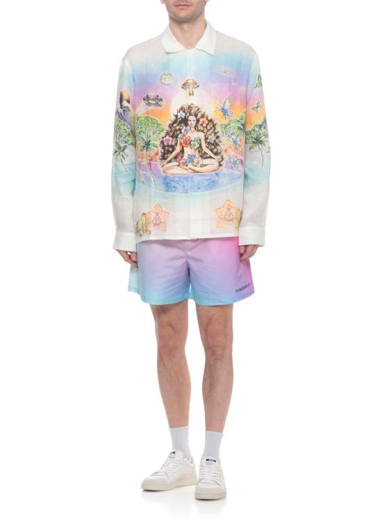 26SS 카사블랑카 셔츠 MSS26SH00605 INNERSENSE INNOCENCE CUBAN Ivory - CASABLANCA