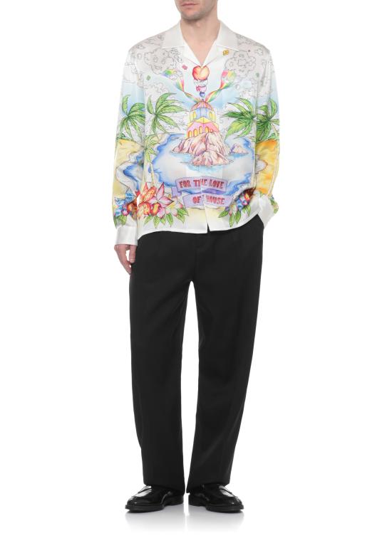 26SS 카사블랑카 셔츠 MSS26SH00602 BETTER DAYS CUBAN Ivory - CASABLANCA