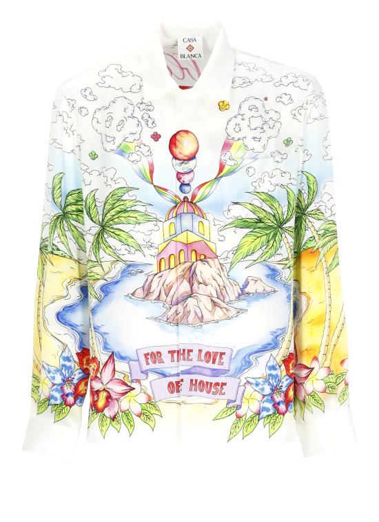 26SS 카사블랑카 셔츠 MSS26SH00602 BETTER DAYS CUBAN Ivory