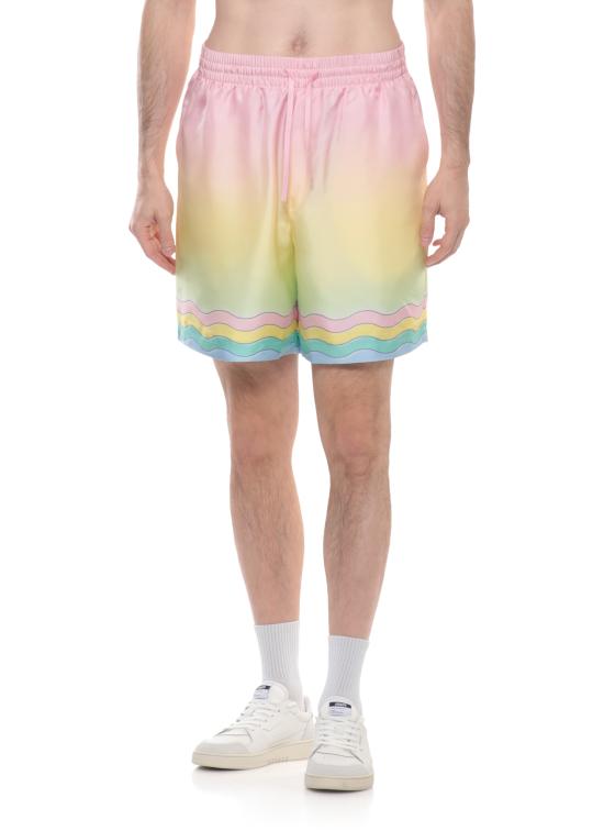 26SS 카사블랑카 숏팬츠 MSP26TR39902 SILK TWILL MultiColour - CASABLANCA