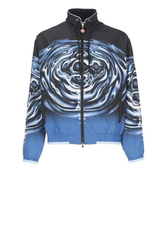 26SS 카사블랑카 자켓 MSP26JK03301 POLY TAFFETA Black