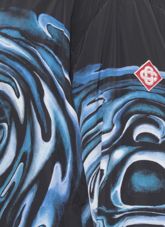 26SS 카사블랑카 자켓 MSP26JK03301 POLY TAFFETA Black - CASABLANCA