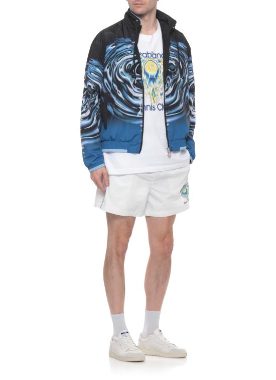 26SS 카사블랑카 자켓 MSP26JK03301 POLY TAFFETA Black - CASABLANCA