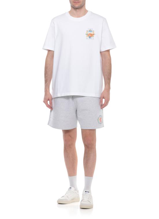 26SS 카사블랑카 반팔 티셔츠 MSS26JTS00113 TENNIS LANDSCAPE White - CASABLANCA