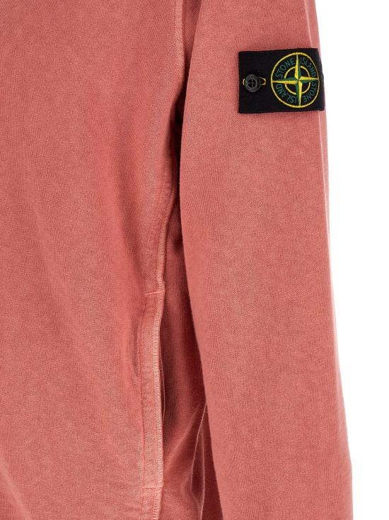 26SS 스톤 아일랜드 말파일 플리스 올드 이펙트 레귤러핏 집업 후드 스웨트셔츠 L1S156100032S0060V018G - STONE ISLAND