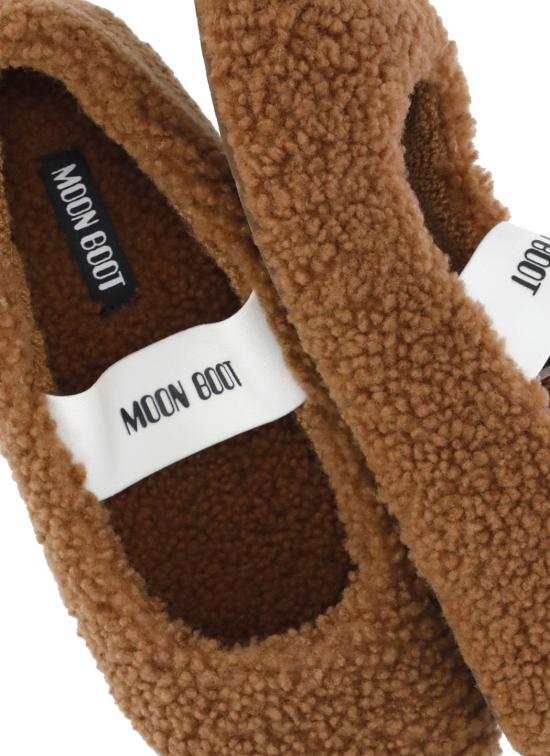 26SS 문부츠 시어링 퍼 발레리나 플랫슈즈 80D2400010 M008 - MOON BOOT