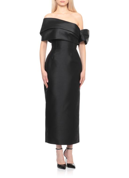 26SS 솔러스런던 미디 원피스 OS46049 BLACK Black - SOLACE LONDON