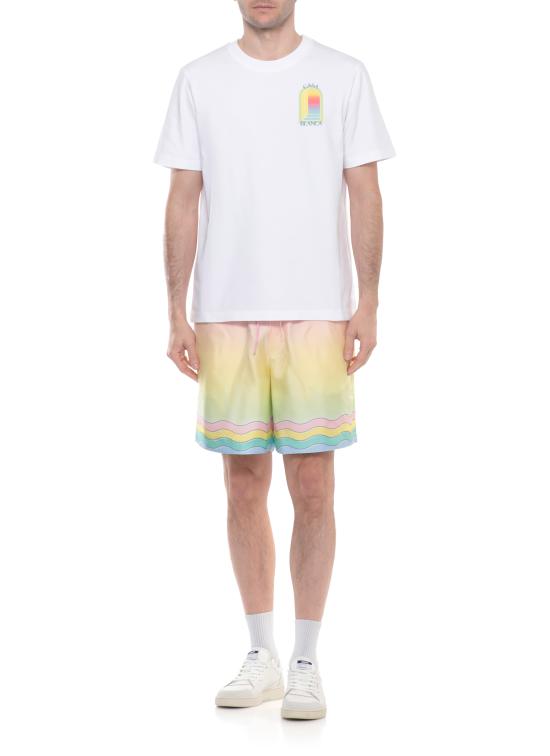 26SS 카사블랑카 반팔 티셔츠 MSP26JTS00113 BRIGHT WHITE JERSEY White - CASABLANCA