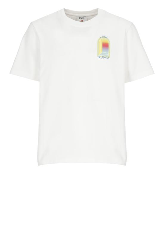 26SS 카사블랑카 반팔 티셔츠 MSP26JTS00113 BRIGHT WHITE JERSEY White