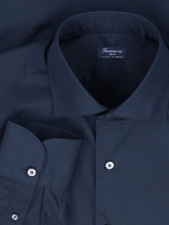 26SS 피나모레 셔츠 C0614 MILANO ZANTE 01 Blue - FINAMORE