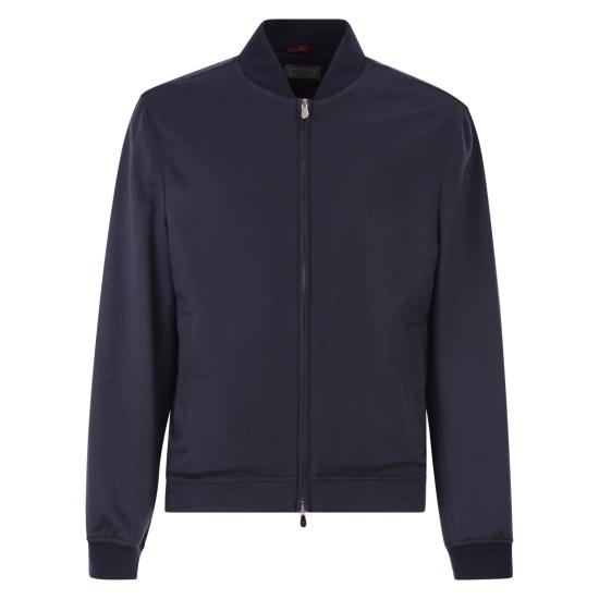 25FW 브루넬로 쿠치넬리 캐시미어 봄버 재킷 MV4216550 NAVY