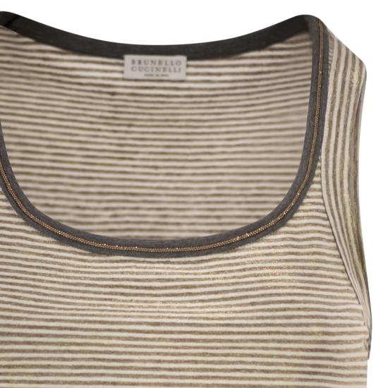 26SS 브루넬로 쿠치넬리 폴로 티셔츠 MQ977DU530 BEIGE - BRUNELLO CUCINELLI