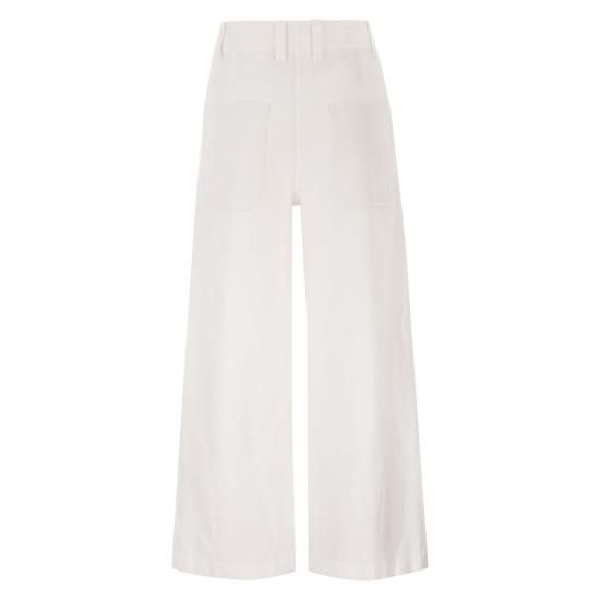 26SS 브루넬로 쿠치넬리 스트레이트 팬츠 ML118P9173 WHITE - BRUNELLO CUCINELLI