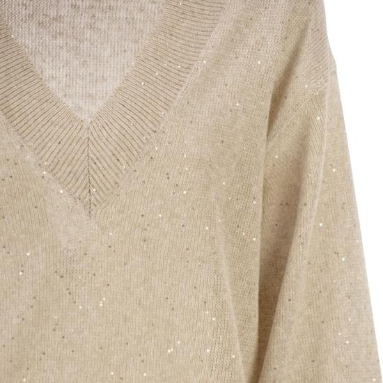 26SS 브루넬로 쿠치넬리 스웨터 MDT746412 BEIGE - BRUNELLO CUCINELLI