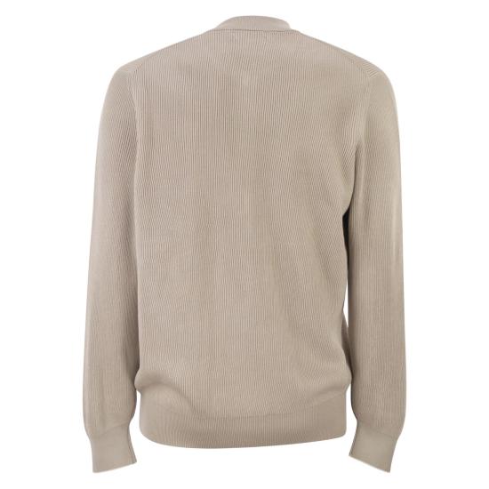 26SS 브루넬로 쿠치넬리 집업 니트 M29400006 BEIGE - BRUNELLO CUCINELLI