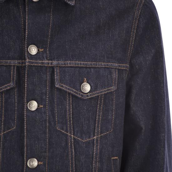 25FW 브루넬로 쿠치넬리 노 페이드 데님 4포켓 블루종 M233P6909 DARK DENIM - BRUNELLO CUCINELLI