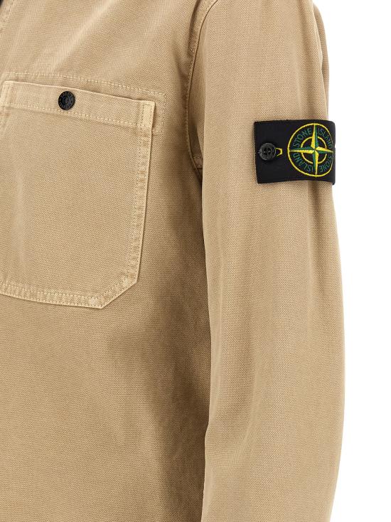 26SS 스톤 아일랜드 긴팔 셔츠 L1S151200014S0184V019A Beige - STONE ISLAND