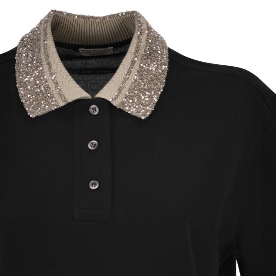 26SS 브루넬로 쿠치넬리 폴로 티셔츠 M0T63EJ105 BLACK - BRUNELLO CUCINELLI