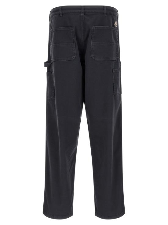 26SS 몽클레어 스트레이트 팬츠 L10912A000155999Z742 Blue - MONCLER