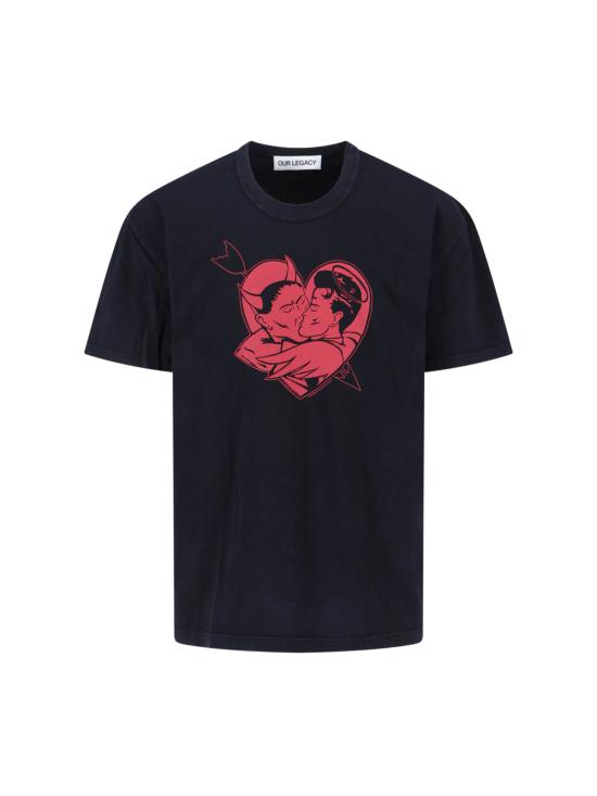 26SS 아워레가시 루즈 티셔츠 러브 스토리 프린트 M2266LL LOVE STORY PRINT MultiColour