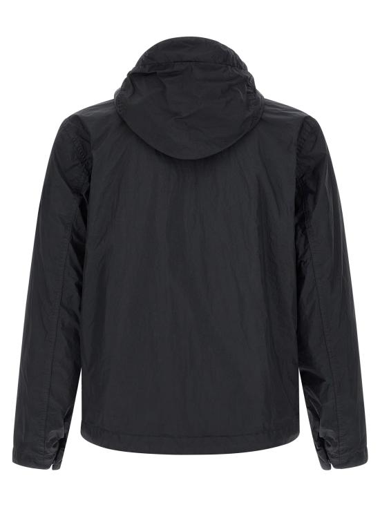 26SS 스톤 아일랜드 크링클 랩스 NY 윈드 레지스턴스 안티 드롭 후드 자켓 L1S154100001S0A23V0020 Blue - STONE ISLAND