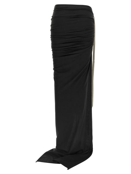 26SS 릭 오웬스 숏 스커트 MU01F8H0289AHD999 Black - RICK OWENS