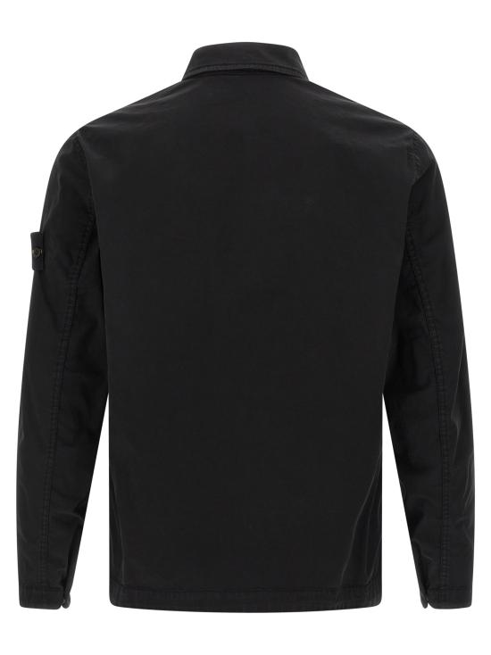 26SS 스톤 아일랜드 긴팔 셔츠 L1S151200013S0A10V0029 Black - STONE ISLAND