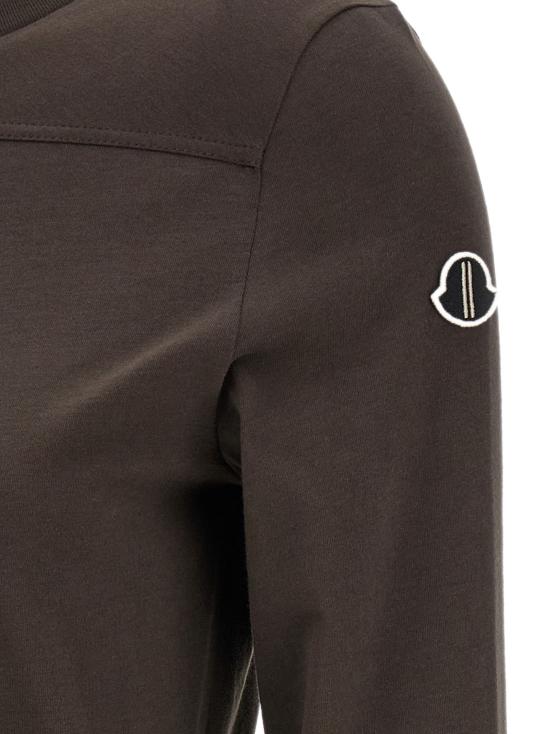 26SS 릭 오웬스 긴팔 티셔츠 MU01F8D0189AHD256 Brown - RICK OWENS