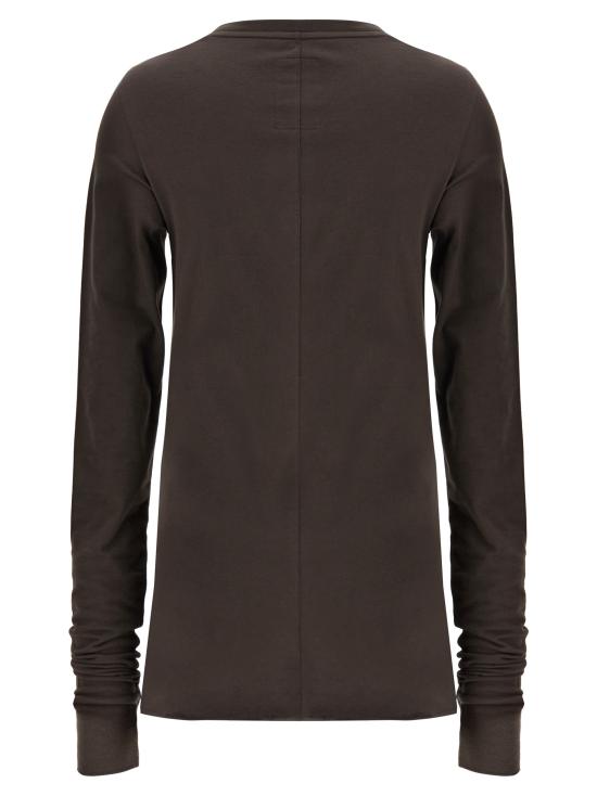 26SS 릭 오웬스 긴팔 티셔츠 MU01F8D0189AHD256 Brown - RICK OWENS