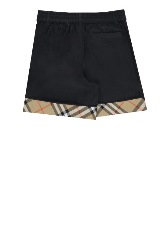 26SS [키즈] 버버리 쇼츠/버뮤다 8117174 KB4 OSCAR CHK TUA1189 Black - BURBERRY