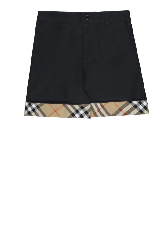 26SS [키즈] 버버리 쇼츠/버뮤다 8117174 KB4 OSCAR CHK TUA1189 Black