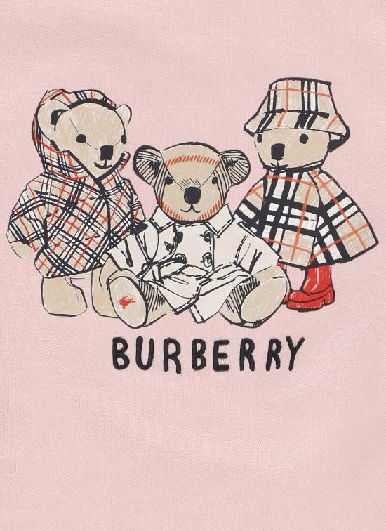 26SS [키즈] 버버리 트레이닝 상의 8117802 KG5 MATHEW TEDDY FRNC4016 Pink - BURBERRY