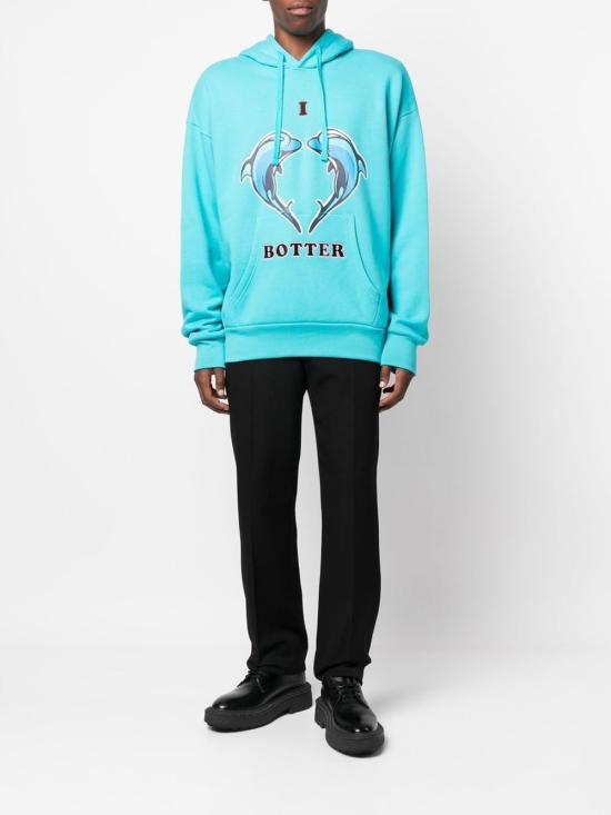  보터 후드 티셔츠 6016 J006BLUE Blue - BOTTER