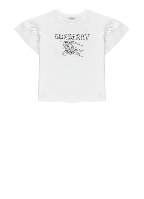 26SS [키즈] 버버리 티셔츠 8120653 KG5 ROXY CRYSTALA1464 White