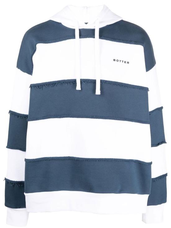  보터 후드 티셔츠 6017 J006WHITENAVY White - BOTTER