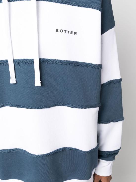  보터 후드 티셔츠 6017 J006WHITENAVY White - BOTTER