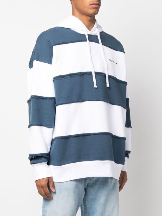  보터 후드 티셔츠 6017 J006WHITENAVY White - BOTTER