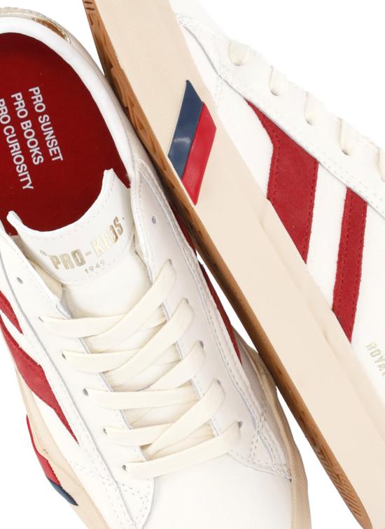 26SS 프로케즈 1949 스니커즈 RC226SLW ROYAL CLASSICCREAM RED PLATINU White - PRO-KEDS 1949