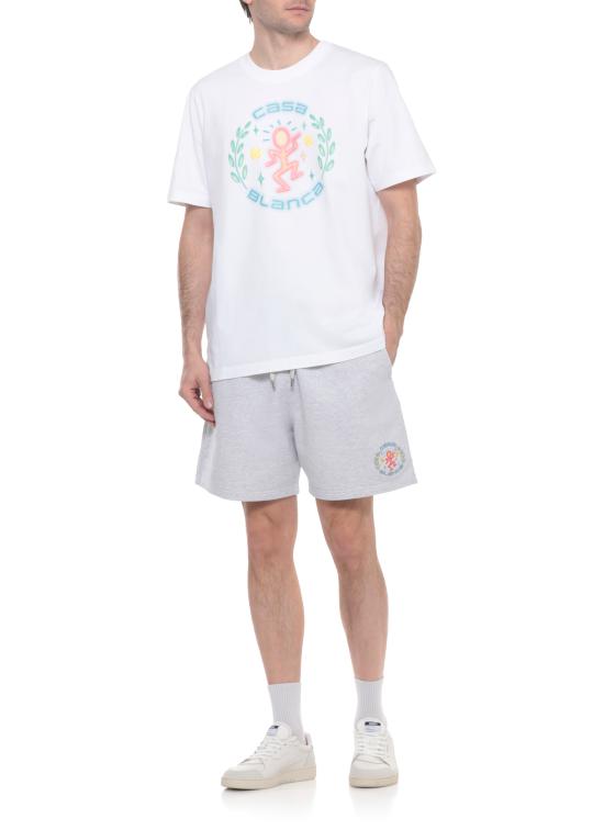 26SS 카사블랑카 반팔 티셔츠 MSP26JTS00111 BRIGHT WHITE JERSEY White - CASABLANCA