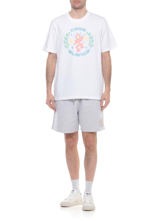 26SS 카사블랑카 반팔 티셔츠 MSP26JTS00111 BRIGHT WHITE JERSEY White - CASABLANCA