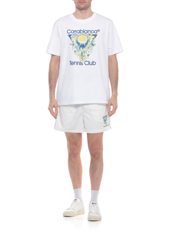 26SS 카사블랑카 반팔 티셔츠 MSP26JTS00101 BRIGHT WHITE JERSEY White - CASABLANCA