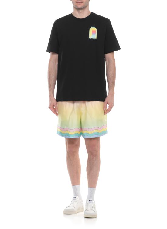 26SS 카사블랑카 반팔 티셔츠 MSP26JTS00114 BLACK JERSEY Black - CASABLANCA