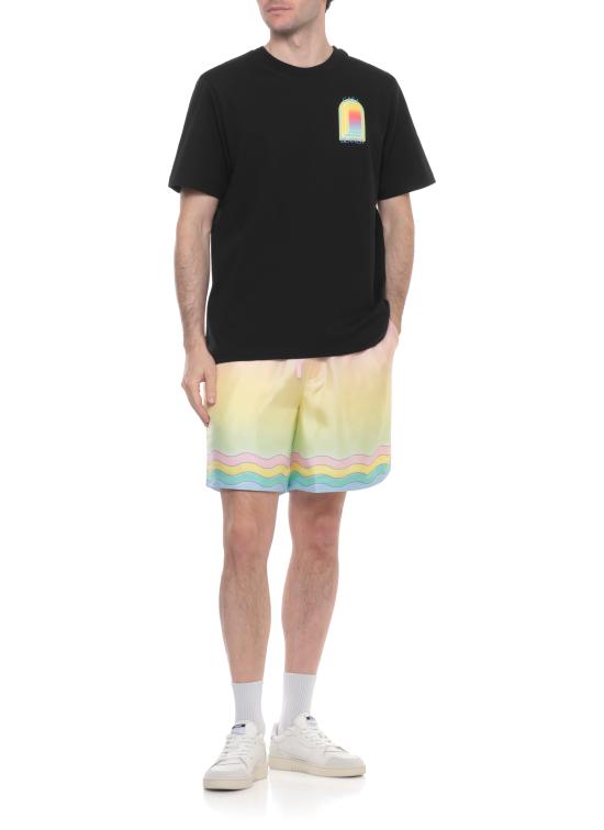 26SS 카사블랑카 반팔 티셔츠 MSP26JTS00114 BLACK JERSEY Black - CASABLANCA